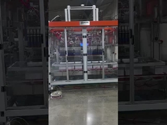 6 หัว เครื่องบรรจุกล่องกล่องกระป๋องอัตโนมัติ 25 กล่อง/นาที